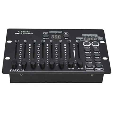 72CH DMX Controller DJ Equipment DMX 512 Console Stage Dj Led Light Controller DMX512 Dimming Console