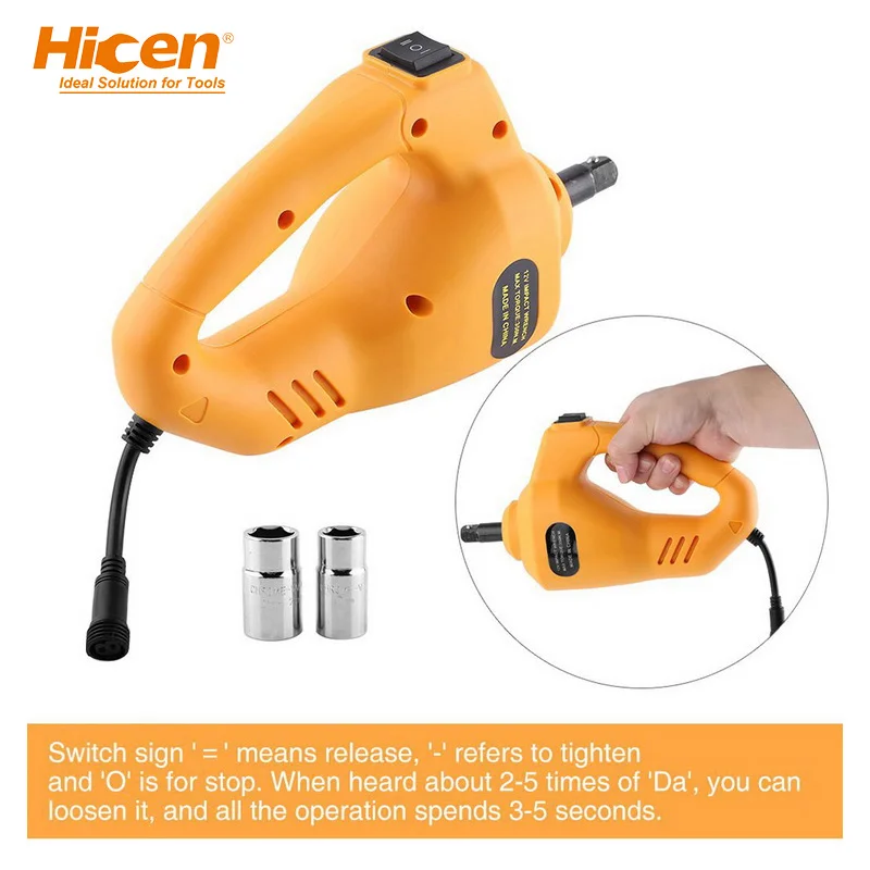Hicen Professioanl 1.5Ton Electrical Lifting Customized Repairing Scissor Car Jacks