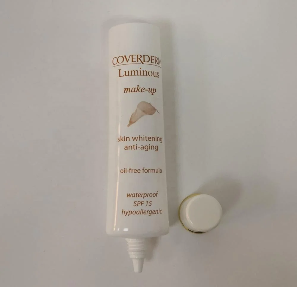 oval shape squeeze cosmetic plastic tube