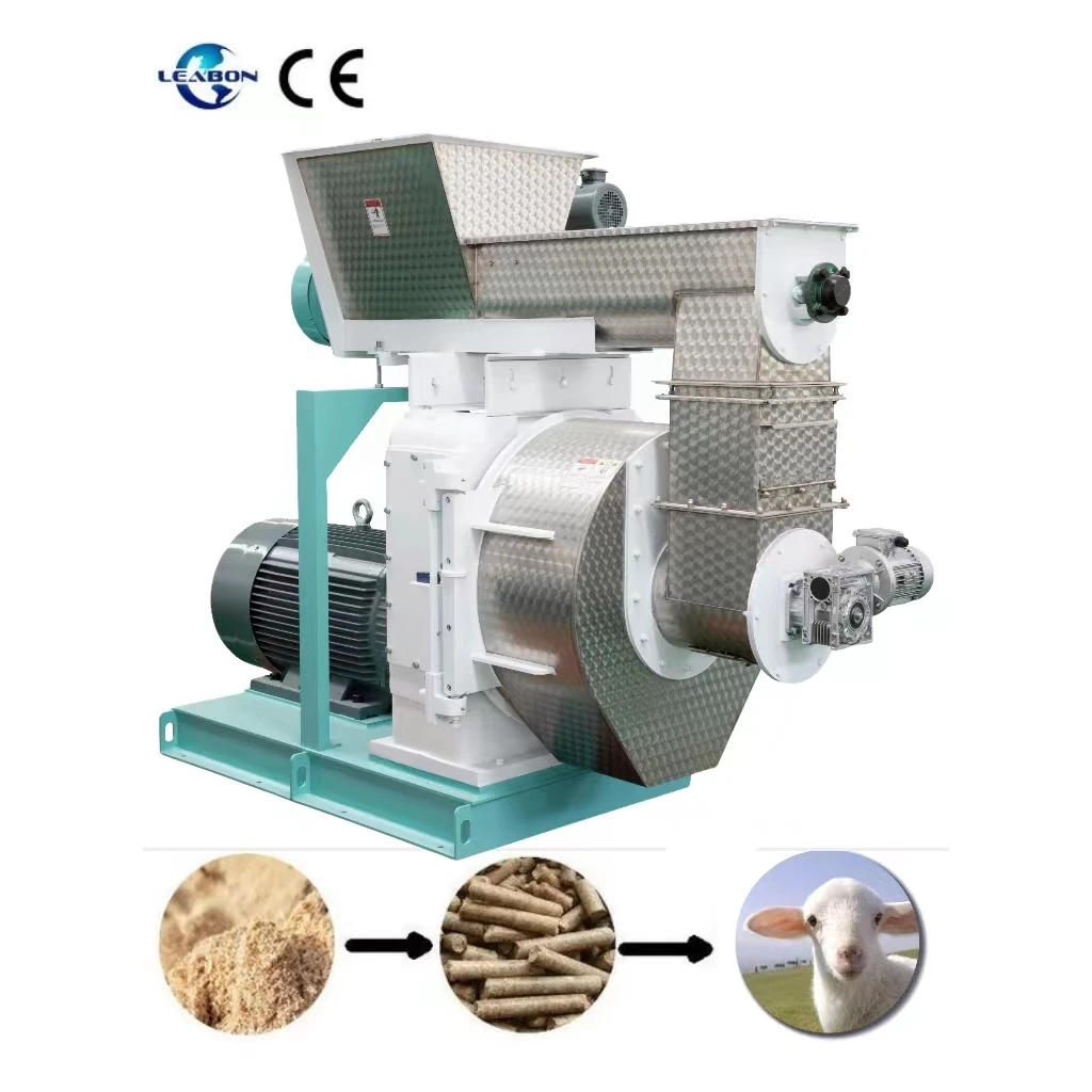 High quality cattle feed granulator with strong roller and die