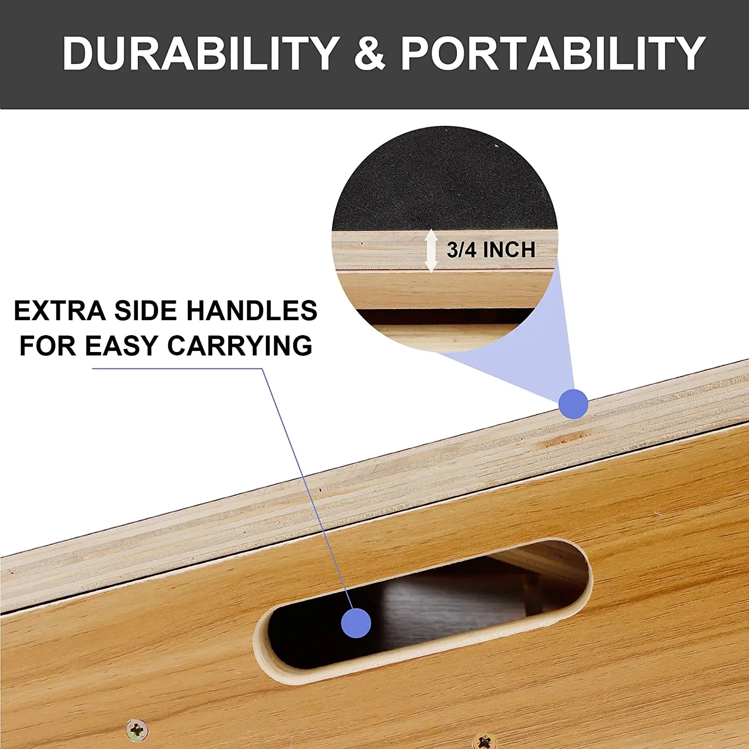 Fitness Professional 450 lbs Weight Capacity Adjustable Incline Board Calf Ankle Stretcher  Non-Slip Slant Board