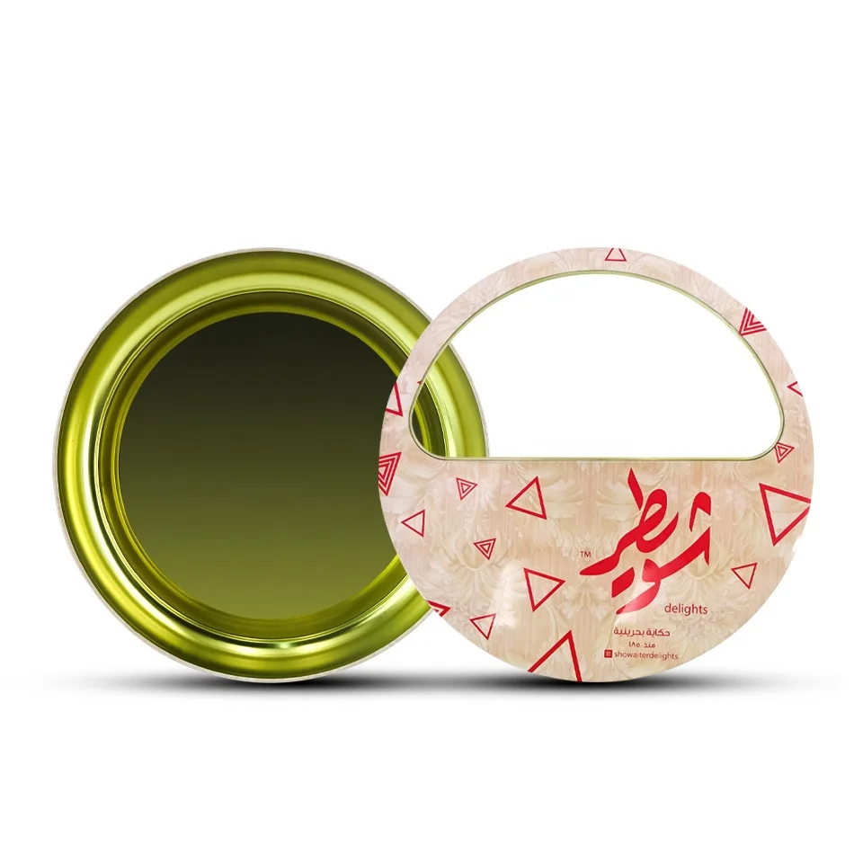 OEM Custom Food-Grade Tin Box Square Metal Cookie Tin with windows for Biscuits Candies Chocolate Cakes