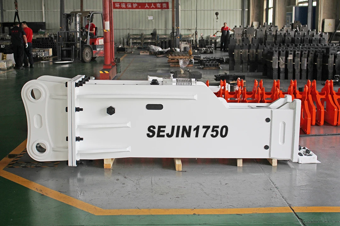 sb151 breaking concrete with hammer excavator hydraulic breaker demolition hammer excavator hydraulic breaker