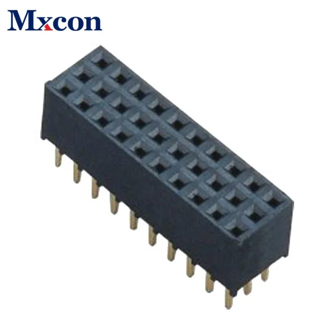 
Factory price high quality 1.27mm 2.0mm 2.54mm Pitch Straight PCB Socket 
