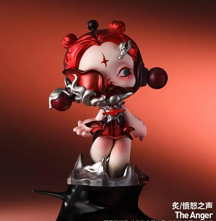 Оптовая продажа POPMART Skullpanda звуковая серия цифровая Слепая Коробка модные милые игрушки подарки