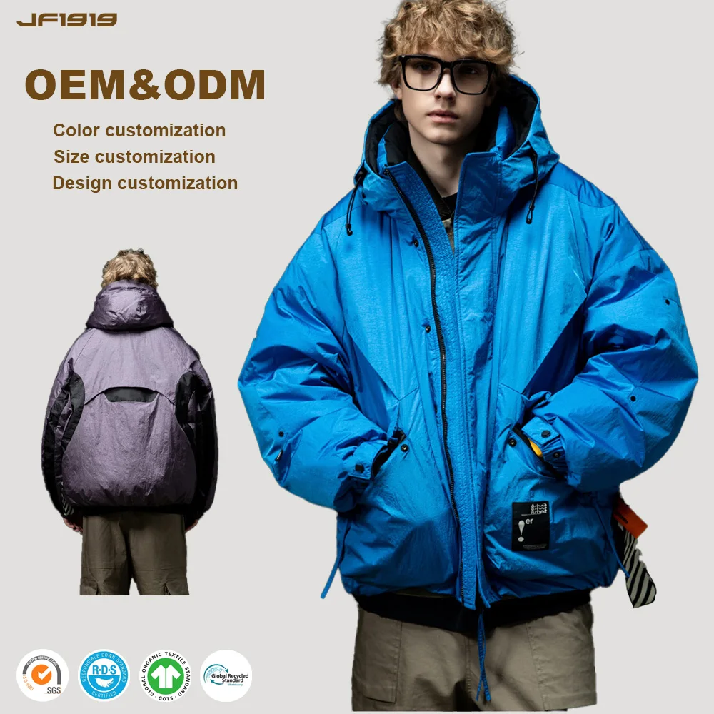 Stylish Durable Waterproof Oxford Jacket for Men and Women All Weather Conditions Winter Hiking Raincoat Outdoor Wear