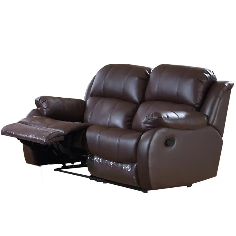 cream electric motorized single sofa multifunction italy leather recliner sofa