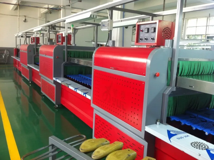 suitable for any kinds of shoes double layers shoe assembly production line