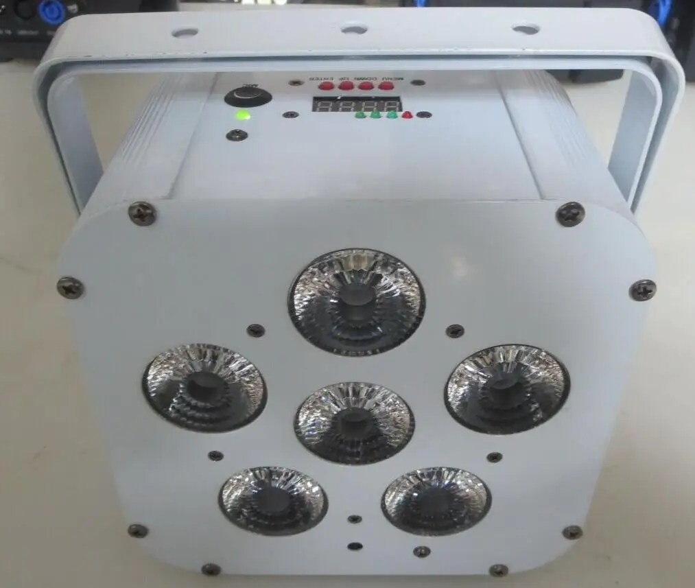 6*18 Вт RGBWAP 6 в 1 беспроводной DMX ИК-аккумулятор с питанием от Wi-Fi светодиодный Par сценический эффект Вечеринка домашнее освещение