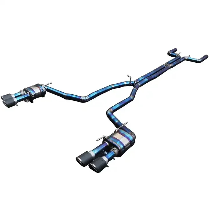 catback valvetronic Titanium alloy exhaust  system for Maserati Ghibli 3.0T  Exhaust Pipe