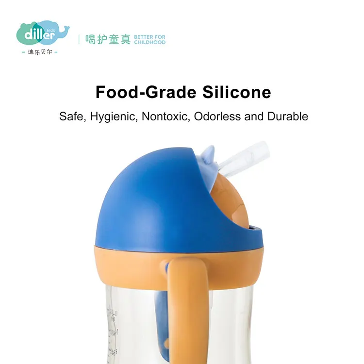 
Leak proof water bottle for kids cartoon animal shape 