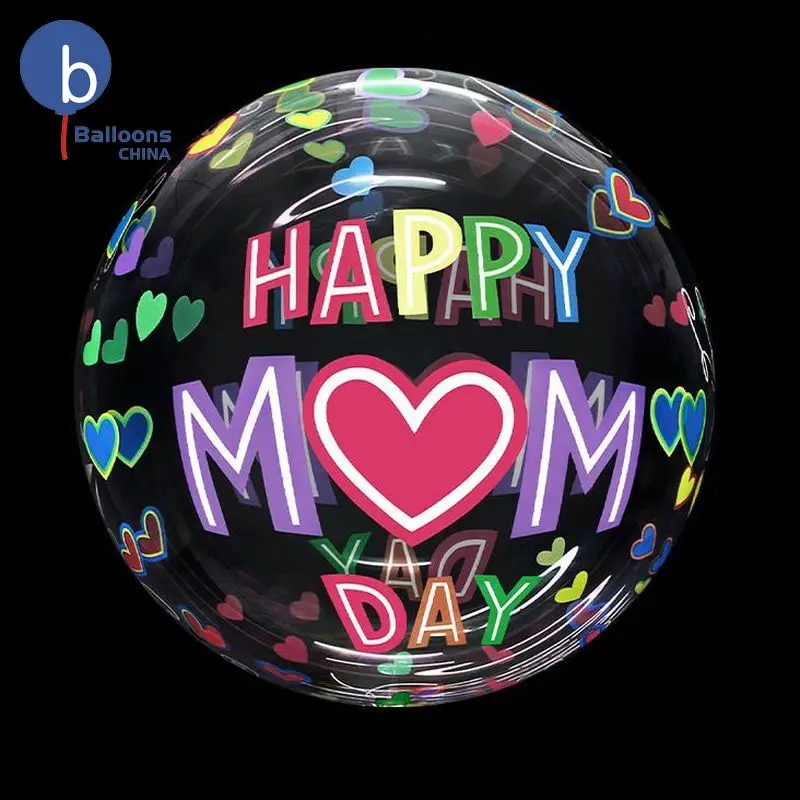 New Design 20 Inch Printing BABY GIRL Bobo Balloons Birthday Party Decoration