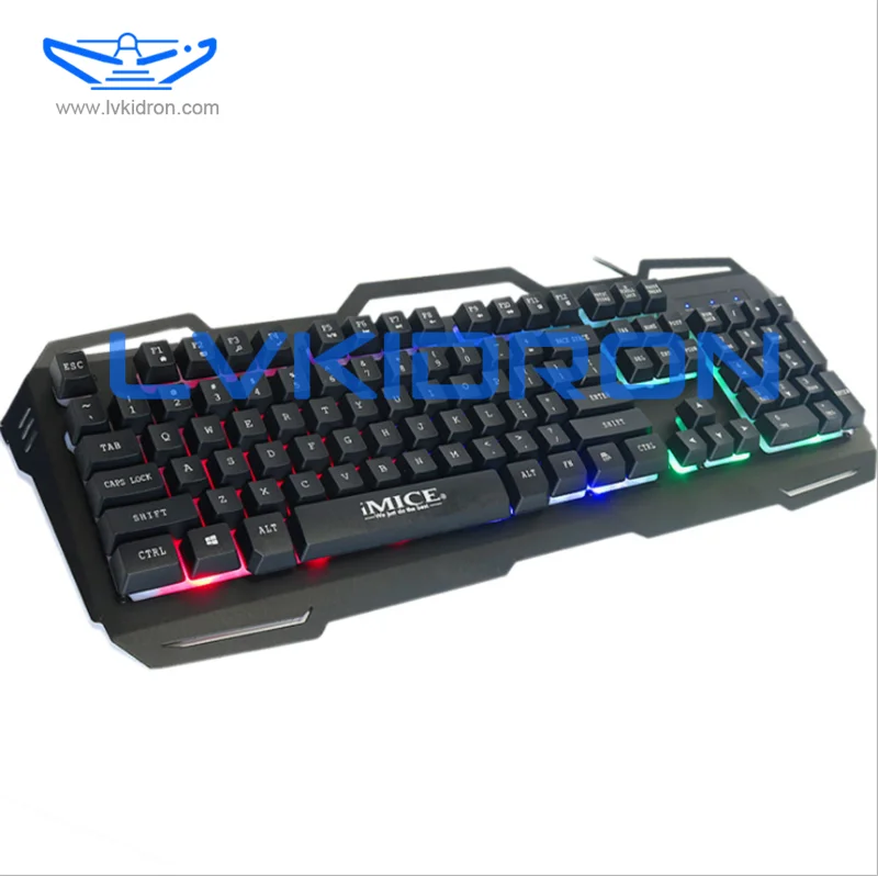 Metal Gaming Keyboard Keyboard Gaming Mechanical Gaming Keyboard Leds Hot Swap Mechanical Ergonomic AK-400