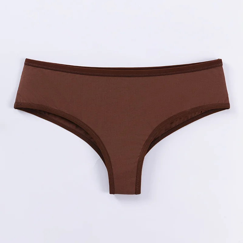 Amazon Ice Silk Seamless Underpants one-piece mid-low waist breathable half pack hip briefs