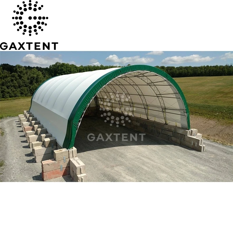 Wholesale Price Heavy Duty Galvanized Aluminum Alloy Frame Double Truss Pvc Container Shelter Canopy Tent