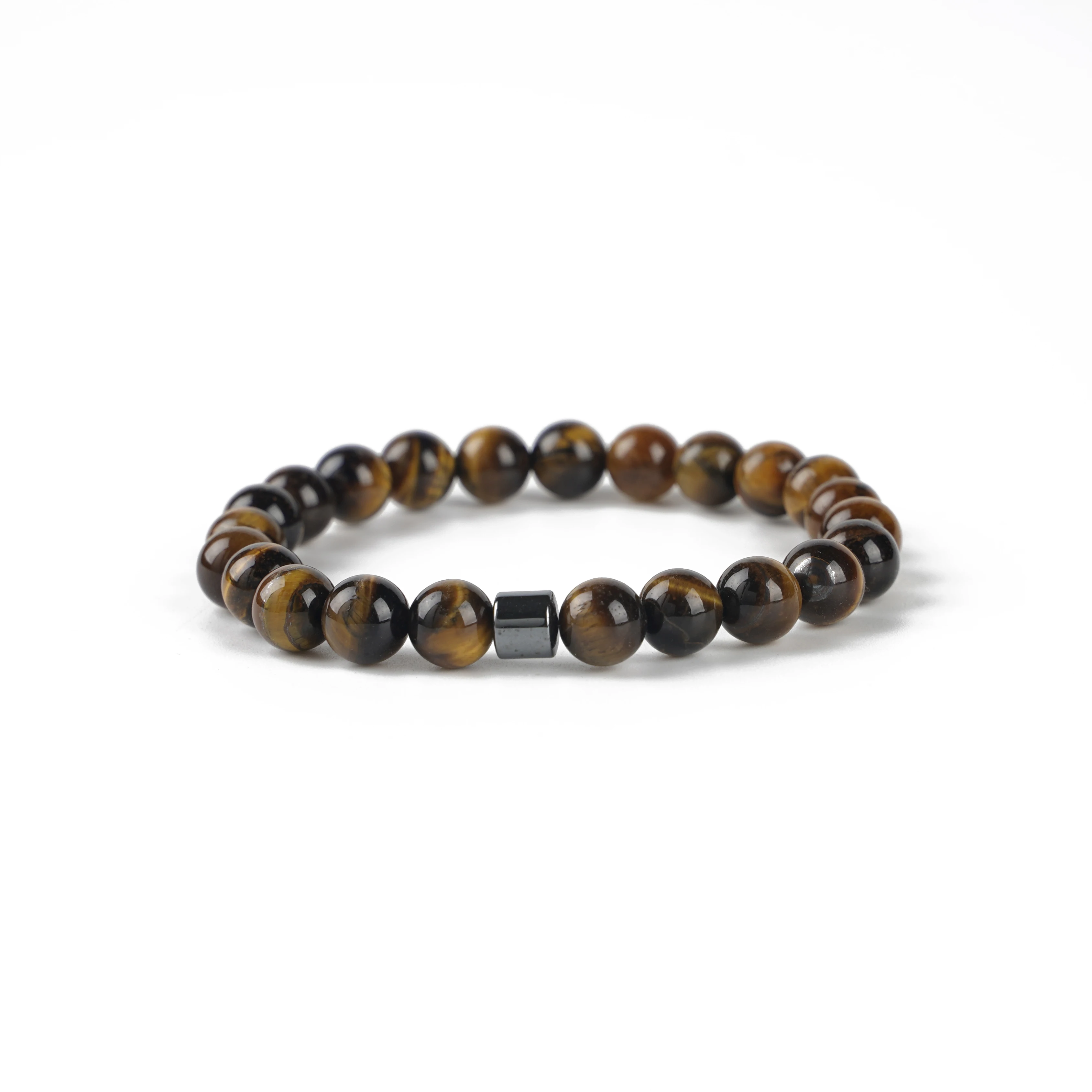 Natural Stone Bracelets Lava Tiger Eye Grey Jasper Labradorite Hematite Stone Bracelets for Women men Bracelets