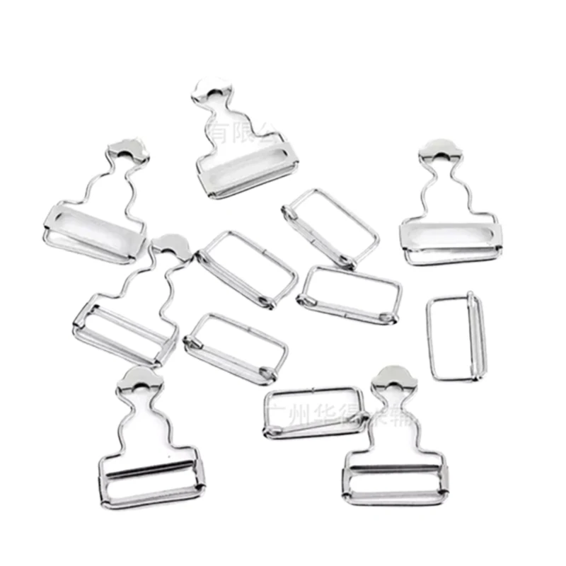 Wholesale Calabash Alloy Metal adjustable suspender Buckles For Jean Trousers