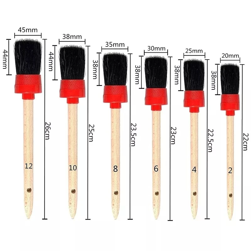 11PCS Car Air Conditioning Port Detail Gap Brush Detail Air Conditioner Cleaner and Brush Dust Collector Cleaning Cloth Tool