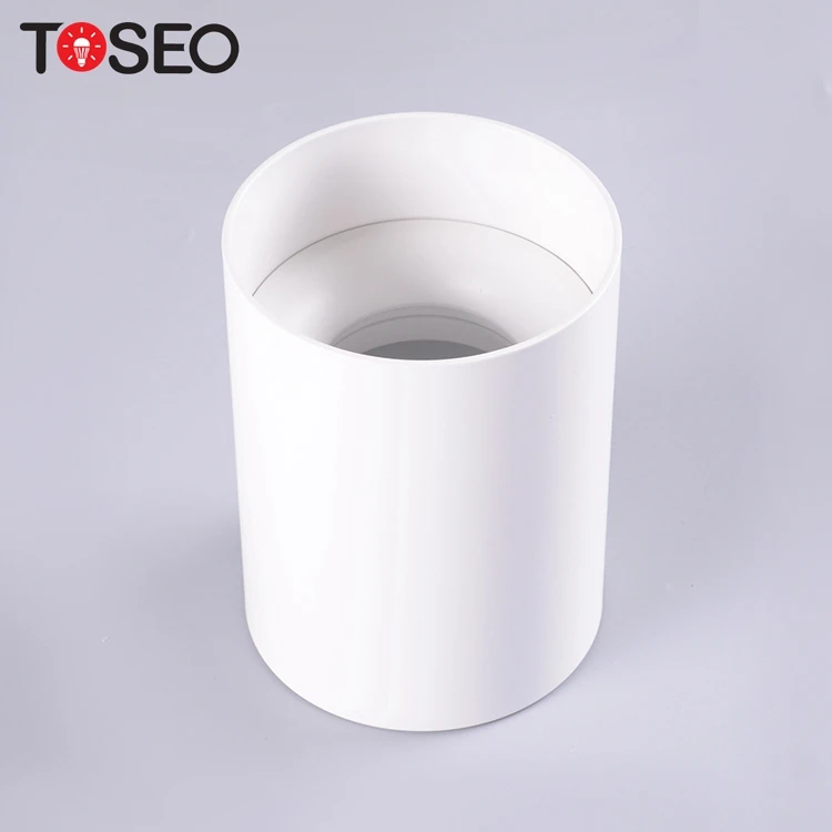 Cylinder Gu10 Commercial Spotlight 7W Sand Black Adjustable Surface Mounted Downlight