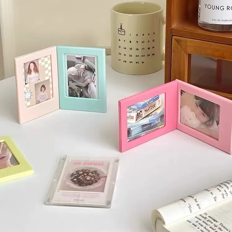 DIY Mini Instant Camera Photos frame Fridge Magnet Lovely Fujifilm Instax 3 Inch Photographic Frame Refrigerator Magnetic