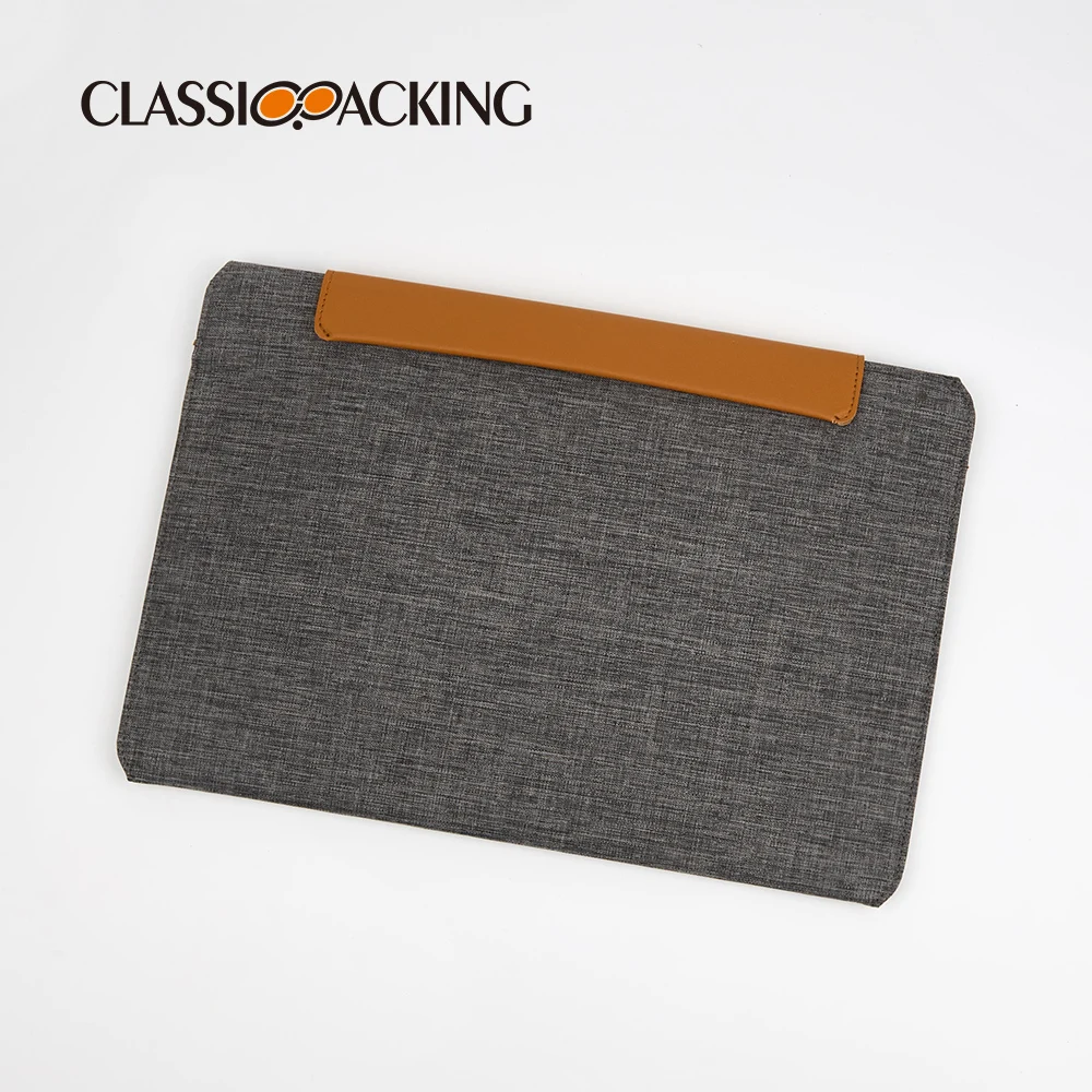 BSCI ISO Sedex Custom Cheap Computer Sleeve Messenger Zipper Canvas Laptop Bag