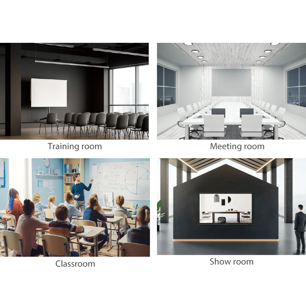 Built-in 13 Megapixels camera & 6Microphones Array Wireless projection Smart Interactive Whiteboard for school and office