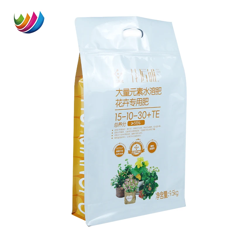 15kg 50kg Custom Printed Npk Fertilizer Bag Empty Fertilizer Potting Soil Plastic Application Bag Packaging Ziplock Bag For Sale