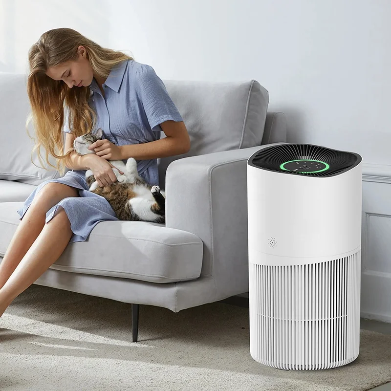 OEM ODM Smart Air Purifier for Home Bedroom with H13 Air Filter for Quiet Air Cleaner