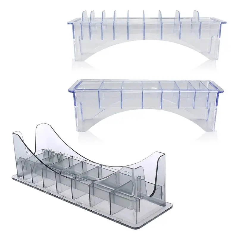 8PCS Professional Limit Comb Cutting Guide Combs 1.5/3/4.5/6/10/13/15/19mm Set Fits All Full Size Clippers