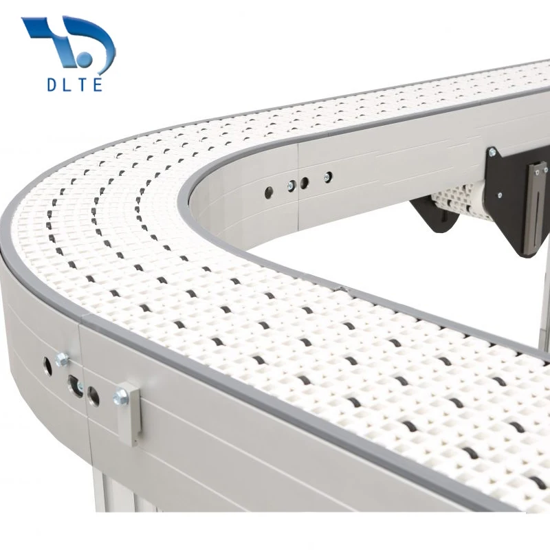 DLTE  circular rotary conveyor  system rubber belt and roller conveyor system