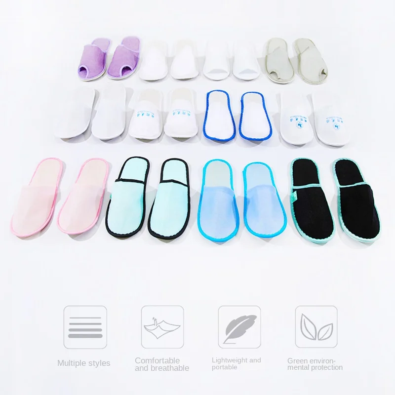 - Secondary slippers Hotel Guesthouses Guest houses beauty salons Home hospitality travel room thickened non-slip
