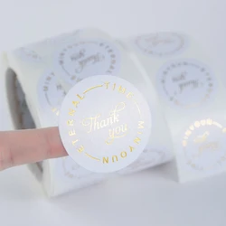 Custom Wine Metallic Label with hot foil custom logo print 500ml beverage label