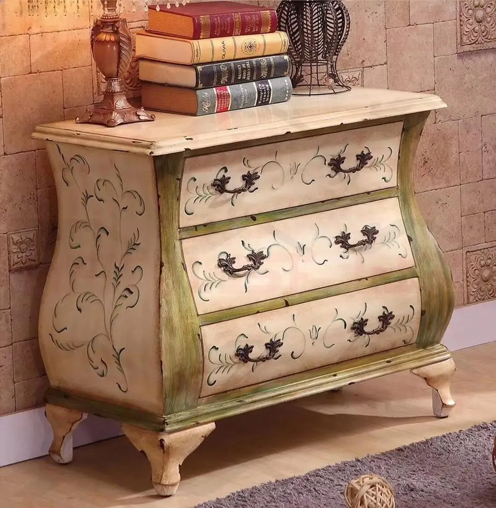 
Recycle Wood Art Deco Cabinet Shoe Chest With Drawer Chinese Antique Style Corner Shoes Cabinet 