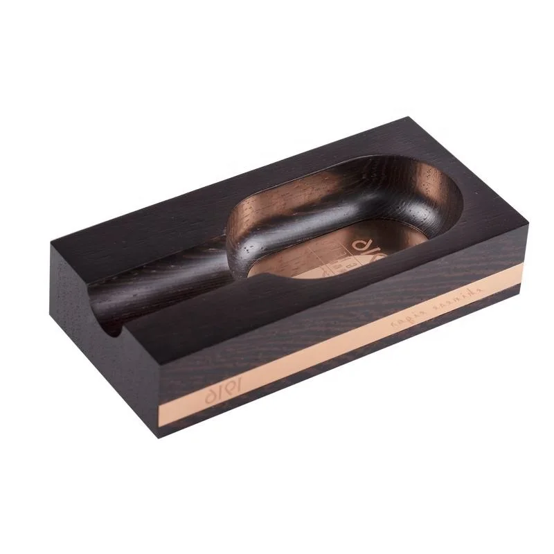High Quality Wholesale Custom made Latest Design wood cigar ashtray Luxury ashtray