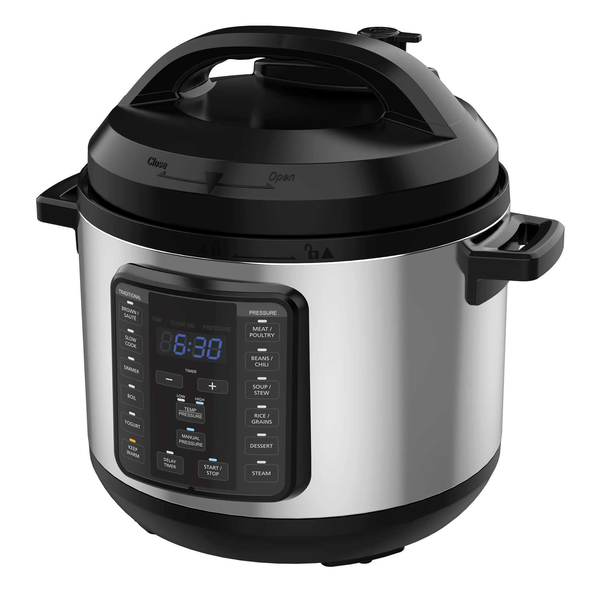 wholesale 6Qt capacity 1000W 70kPa programmable One Touch safety pressure release ceramic inner pot Electric Pressure Cooker