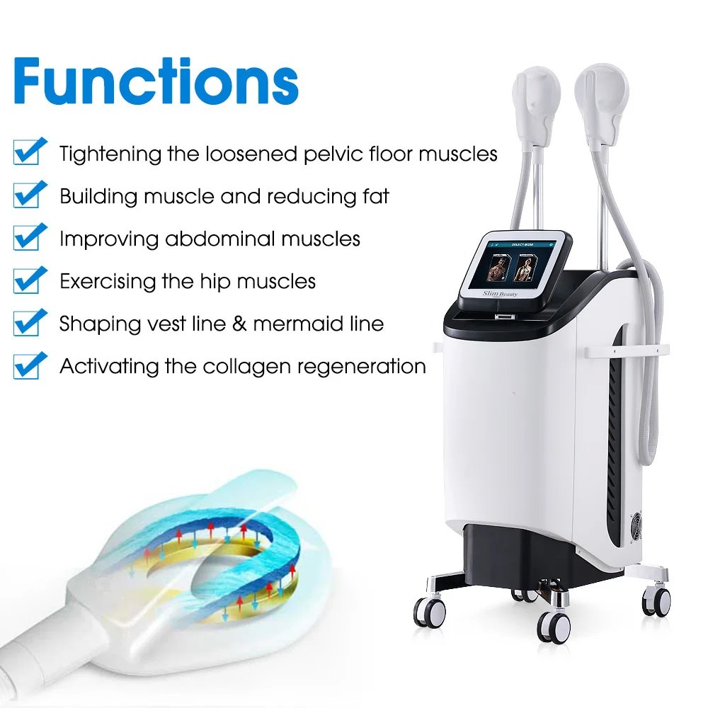
slim beauty tesla machine electromagnetic muscle stimulator EMS body sculpture slim beauty machine 