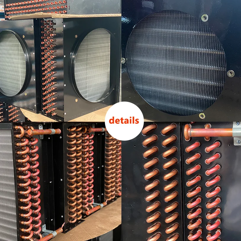 Высококачественные запчасти для холодильной системы, конденсатор для кондиционирования воздуха