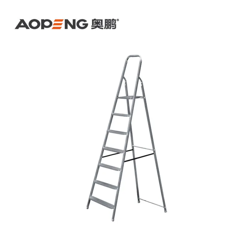 Aopeng Safety and lightweight 8 narrow step steel folding ladder