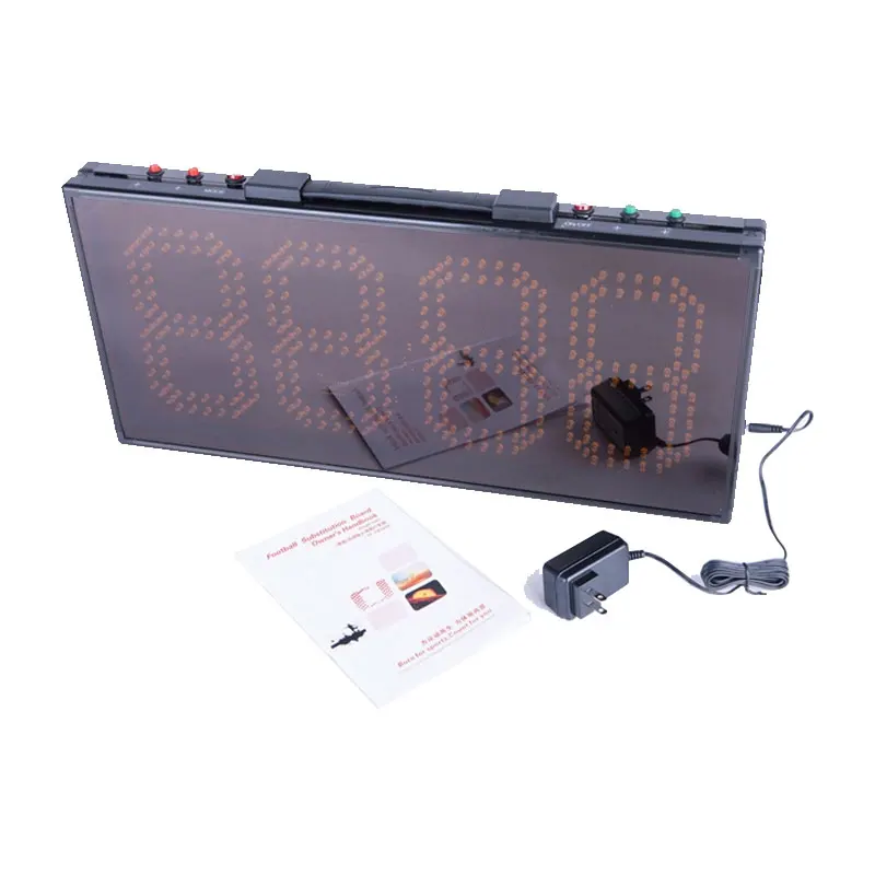 Good quality portable LED display soccer player substitute board