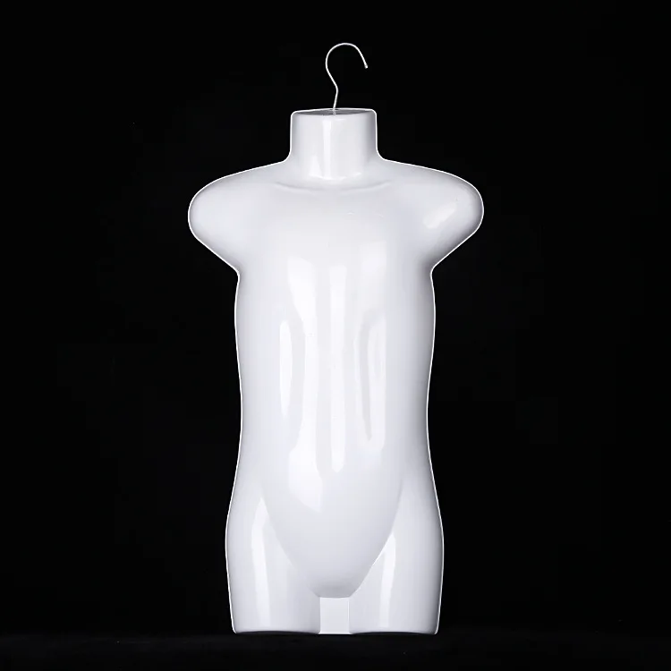 Wholesale Half Body Color Velvet Child Mannequin Kids Mannequins Clothing Store Children's Model Props Display Stand