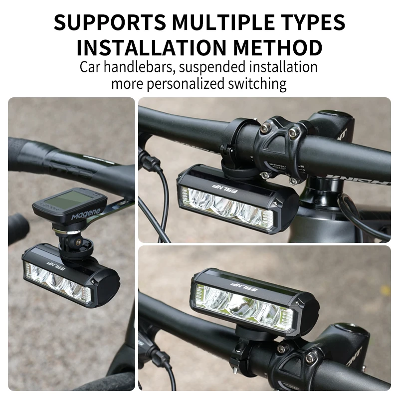 EOS610S USB Rechargeable Bike LED Front Light Mtb Bicycle Handlebar 1000 Lumen Headlight Aluminum Alloy Waterproof Highlight