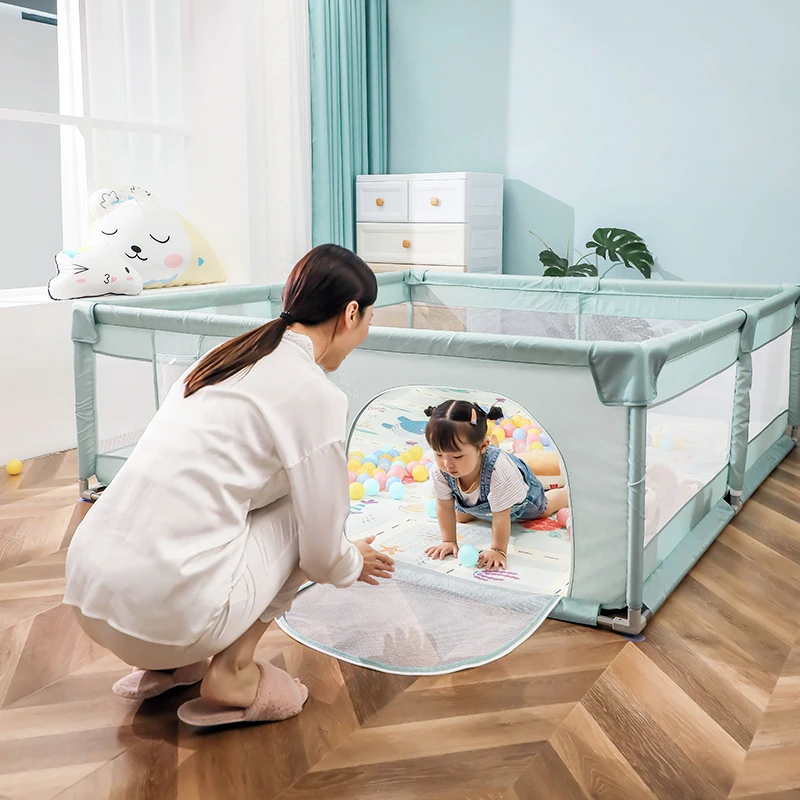 Детский манеж для новорожденных защитный забор складной домашний коврик для ползания на земле забор для малышей