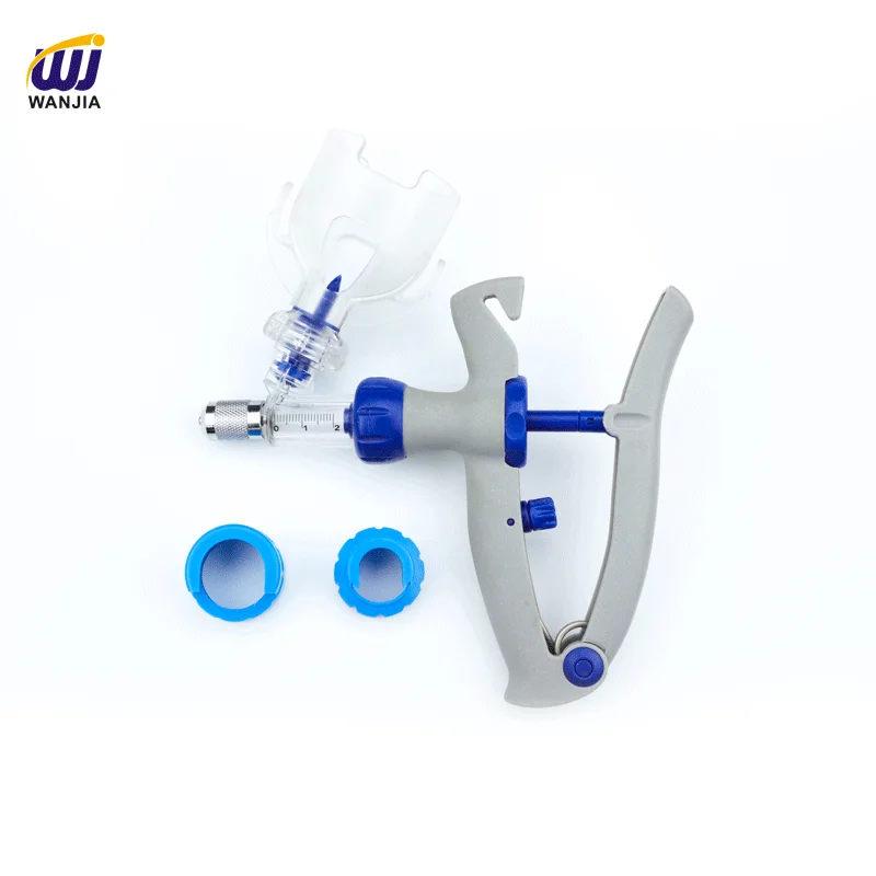 WANJIA New 2ml & 5ml Automatic Injector Plastic Pistol Type Veterinary Syringe
