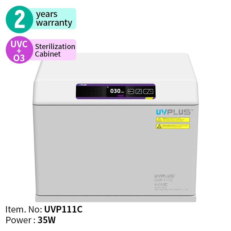 UVPLUS Mini Medical Sterilizing Tableware Office Ozone Disinfection Cabinets with UV Infrared