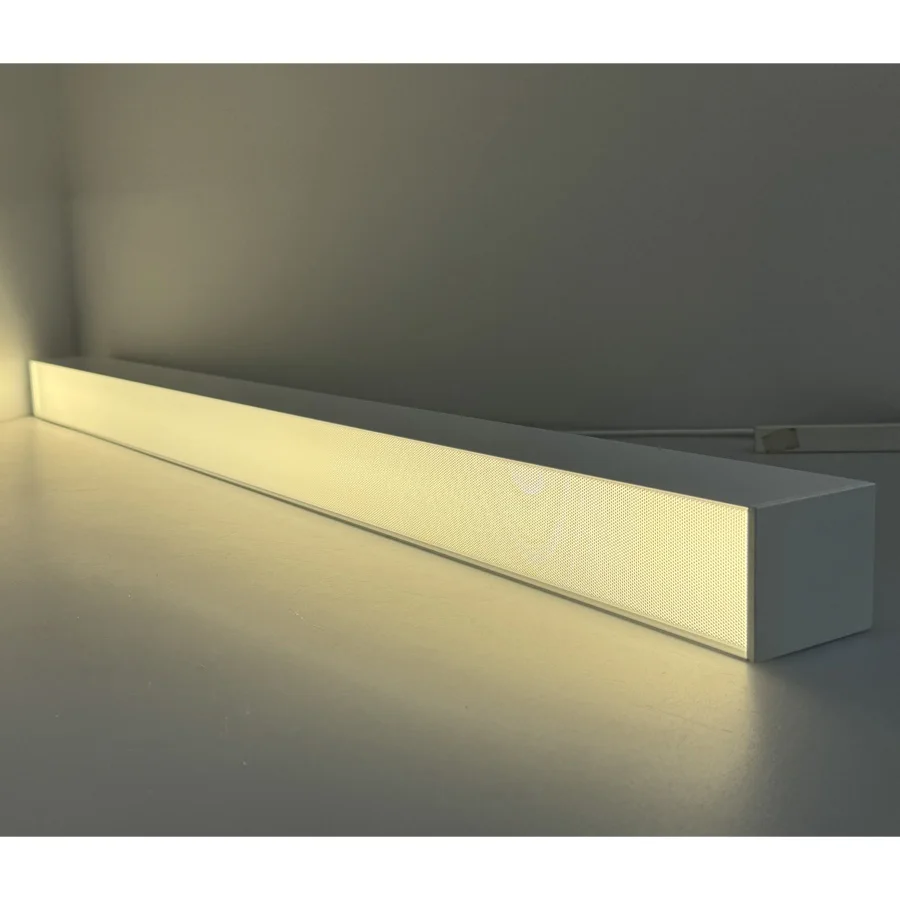 Matt Black Linkable LED Linear Profile Light with 100lm/W Real UGR<19