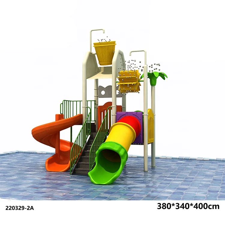 2024 China Manufacture Supply Water Amusement Park Swimming Pool Water Slide Water Playground for kids