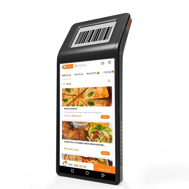 touch screen handheld pos terminal customized Android Pos Terminal system for Online Order Management