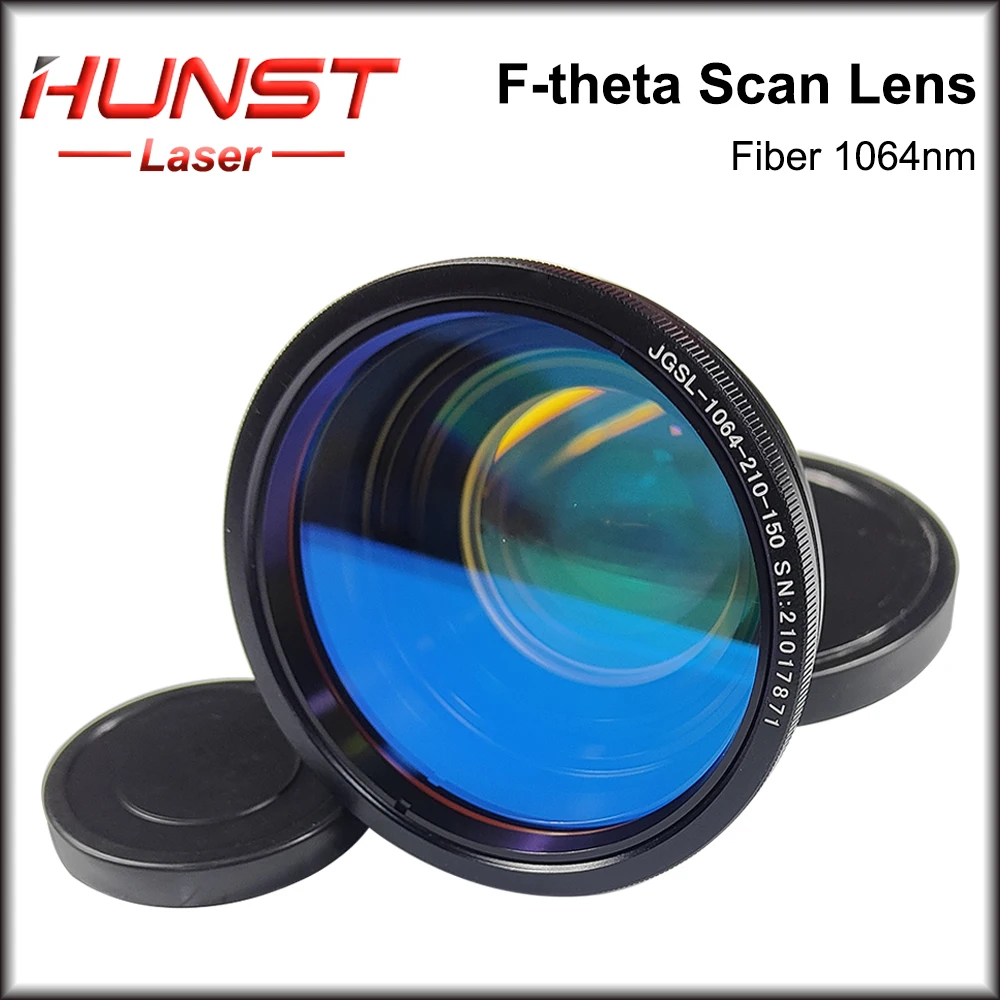 Hunst F-theta Scan Lens 1064nm Field Lens 70x70mm - 300x300mm F100-420mm for YAG Optical Fiber Laser Marking Machine SpareParts