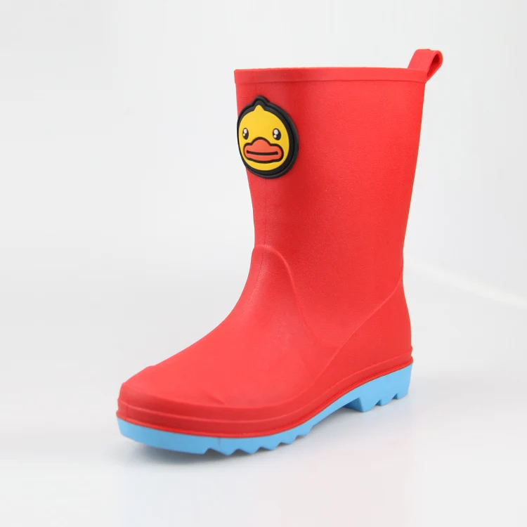 TPE Kids Boys Girls Wellies Rain Boots Comfortable Light Unisex Children Wellington Boots