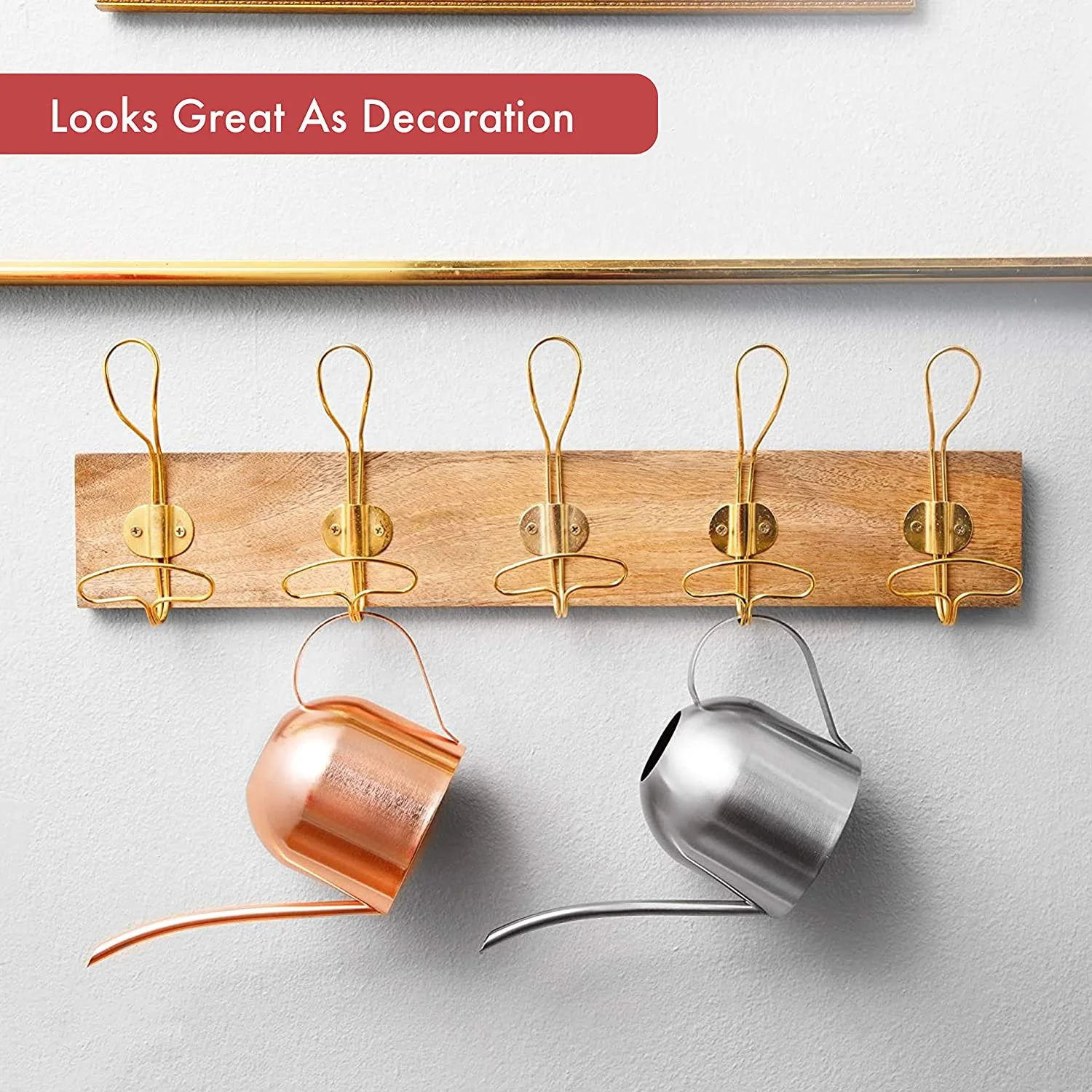 Stainless Steel Watering Can Metal Watering Can with Long Spout to Prevent Spillage Perfect Plant Watering Can